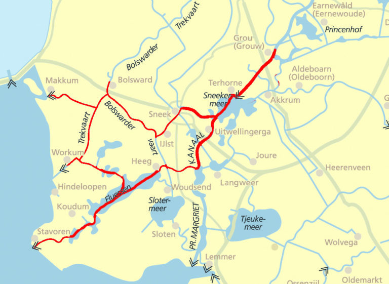 Routenkarte von Fun 4 Kids Route